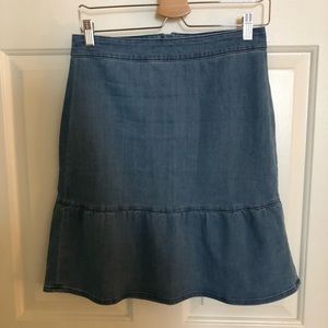 J. Crew Chambray Skirt